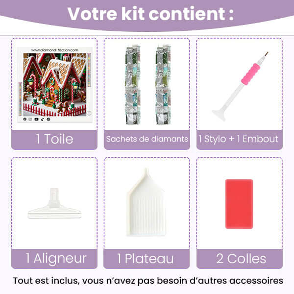 Diamond Painting pas cher Village Sucré