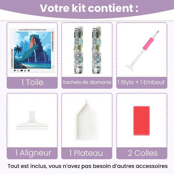 Broderie Diamant - Beauté Rétro - Diamond Faction