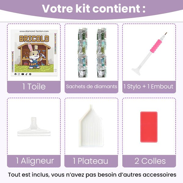 Broderie - Diamant - Bricolo - Diamond Faction