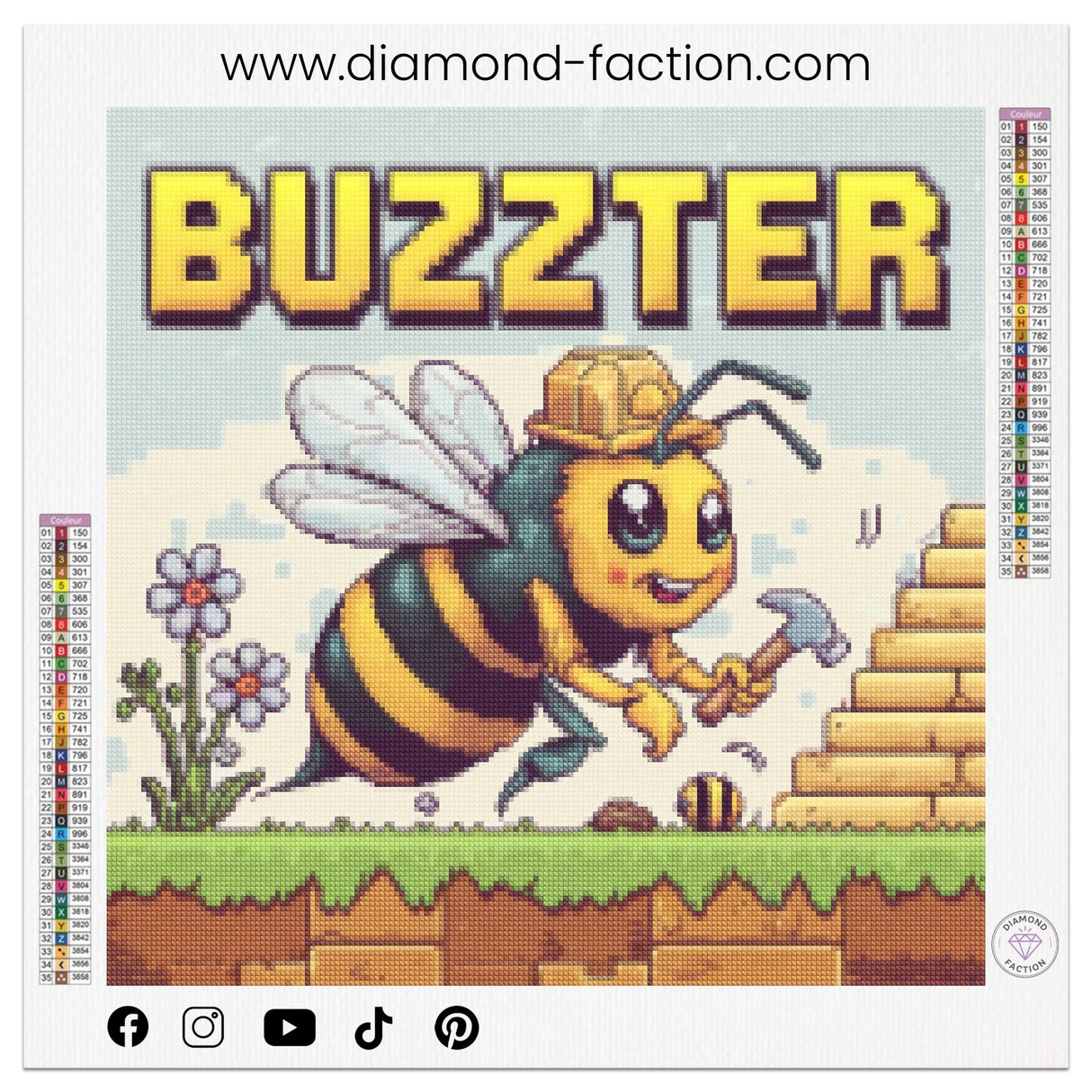 Broderie - Diamant - Buzzter - Diamond Faction
