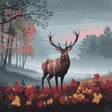 Broderie Diamant - Cerf d'Automne - Diamond Faction