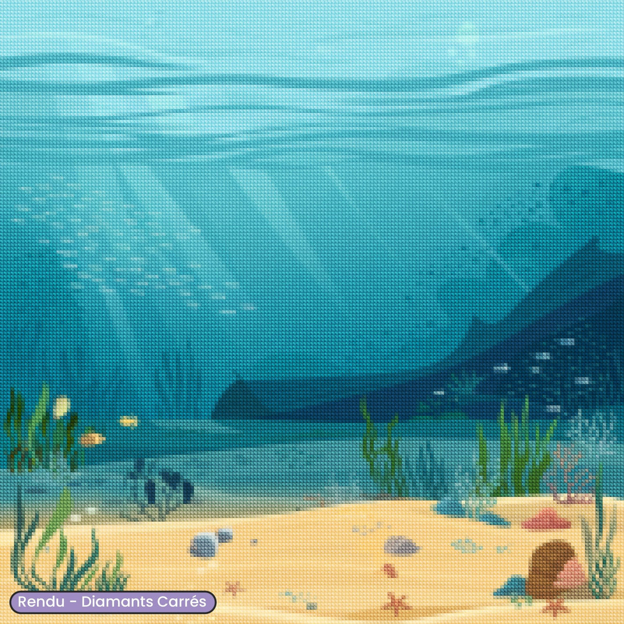 Broderie Diamant - Fond marin - Diamond Faction
