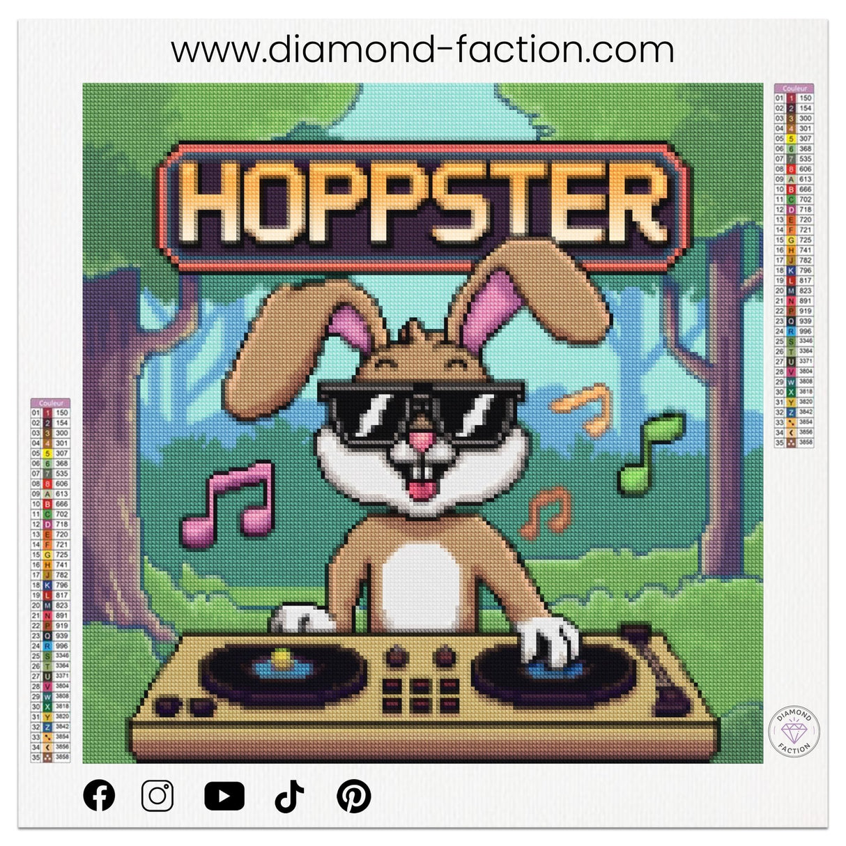 Broderie - Diamant - Hoppster - Diamond Faction
