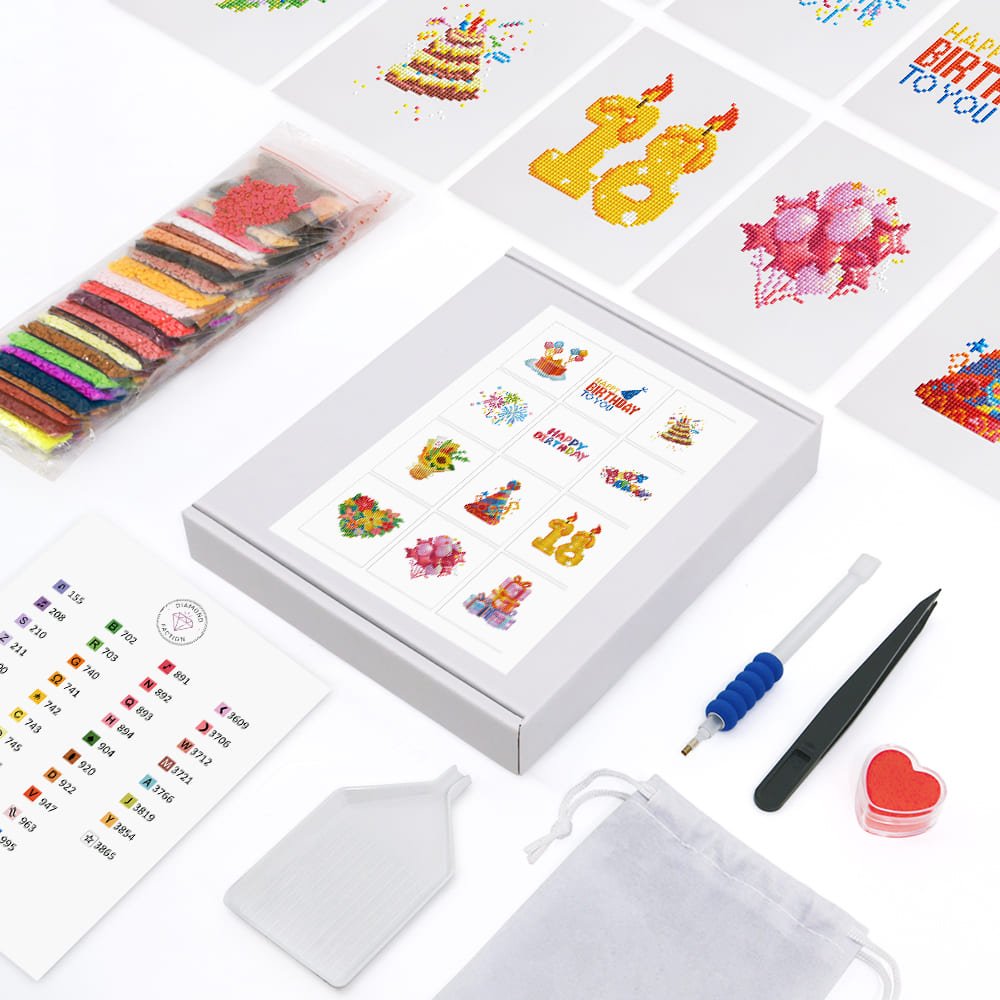 Broderie Diamant Mini - Anniversaire - Diamond Faction