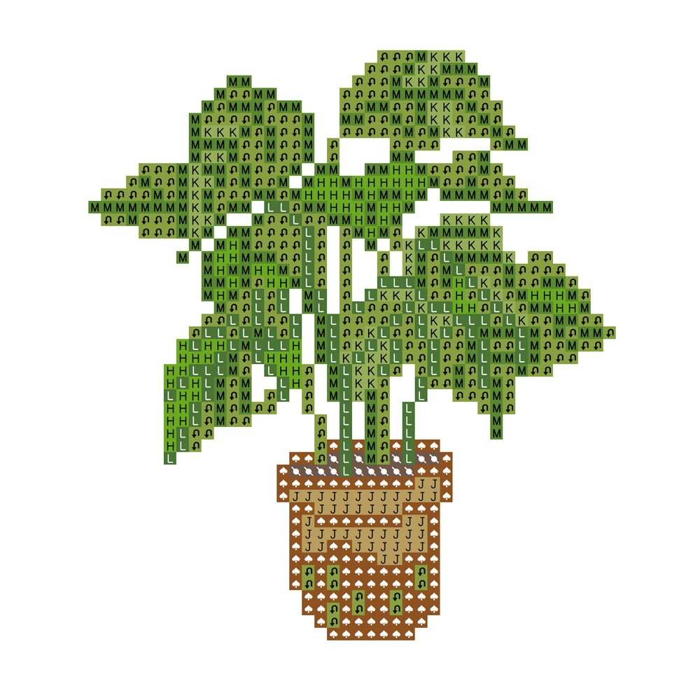 Broderie Diamant Mini Double - Végétation - Diamond Faction