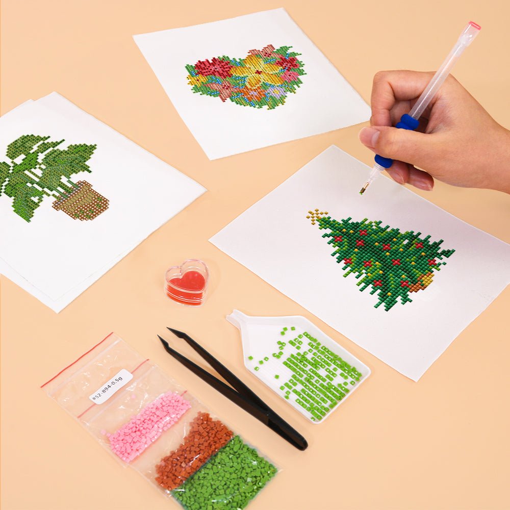 Broderie Diamant Mini Double - Végétation - Diamond Faction