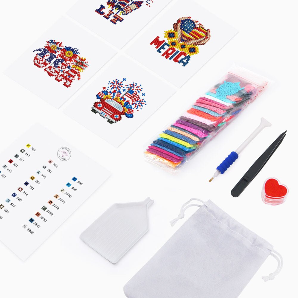 Broderie Diamant Mini - Rêve Américain - Diamond Faction