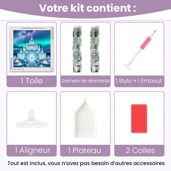 Broderie Diamant - Palais Majestueux de Glace - Diamond Faction