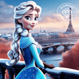 Broderie Diamant "Reine de Paris sous la neige" - Diamond Faction