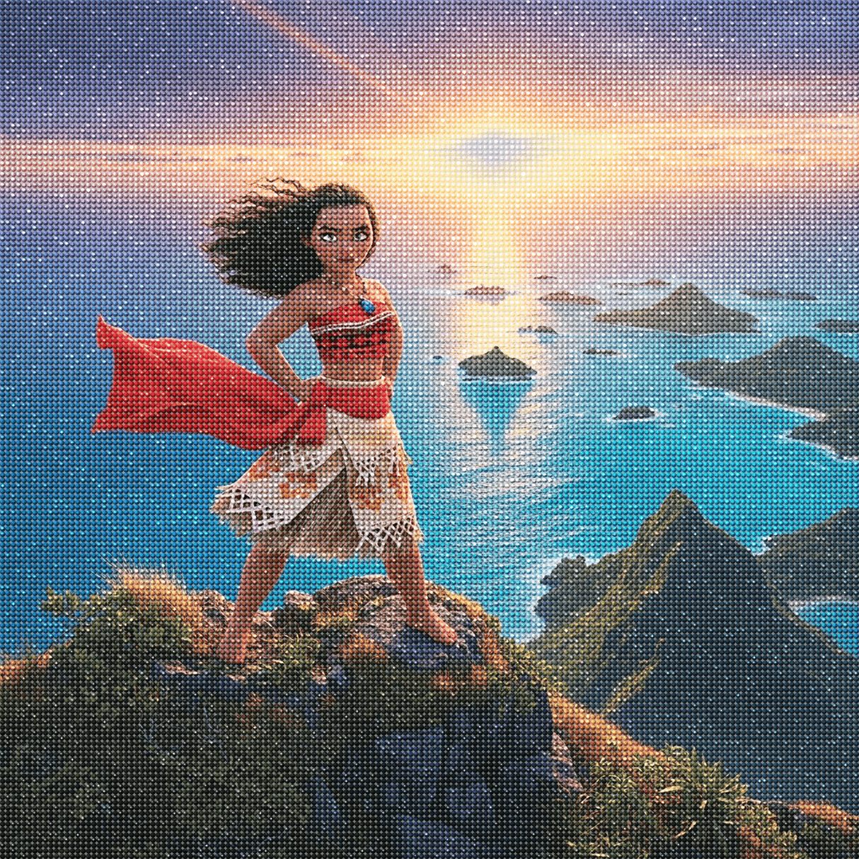 Broderie Diamant "Reine des Îles Éternelles" - Diamond Faction