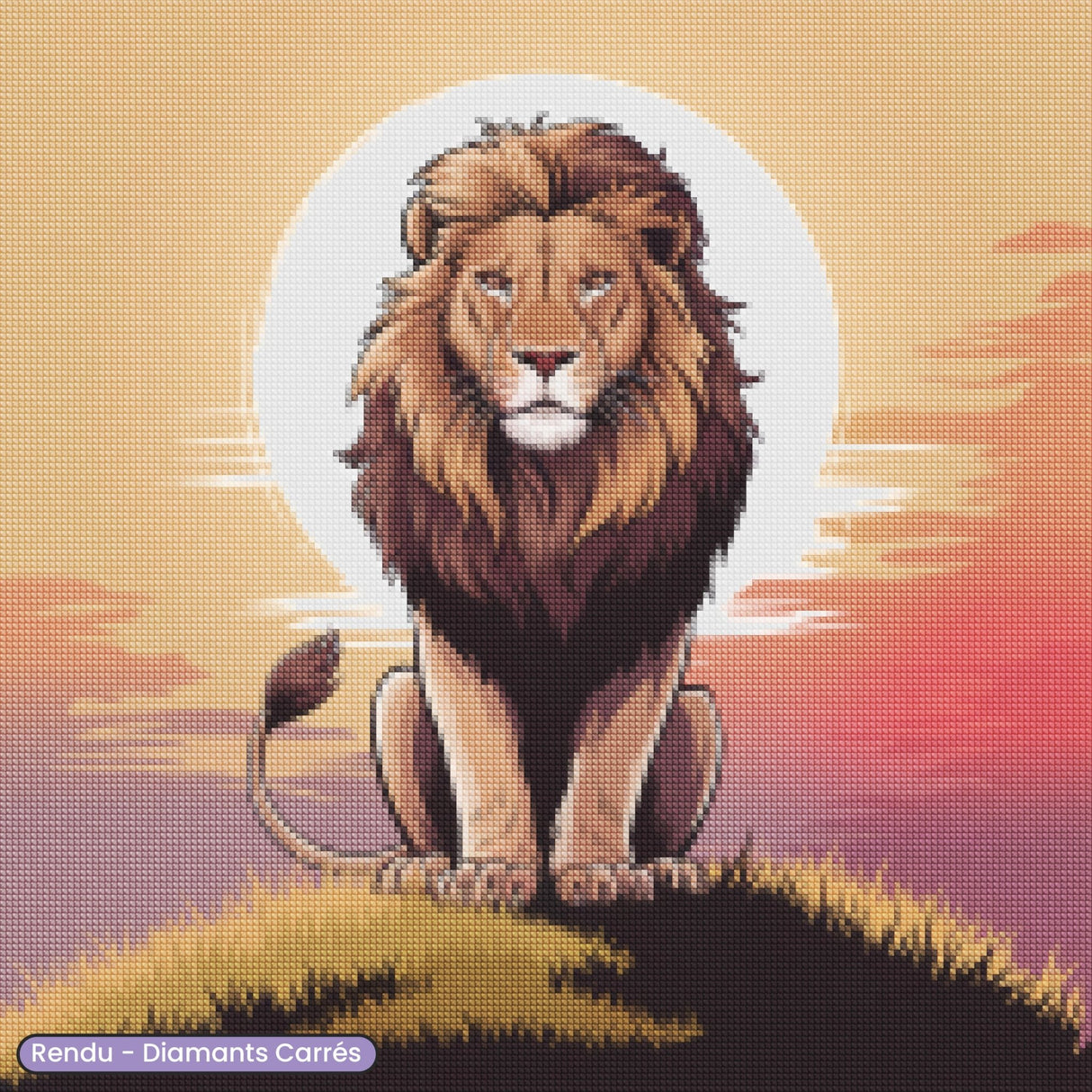 Broderie Diamant - Roi Lion - Diamond Faction