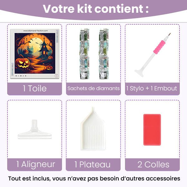 Broderie Diamant - Soirée Halloween - Diamond Faction