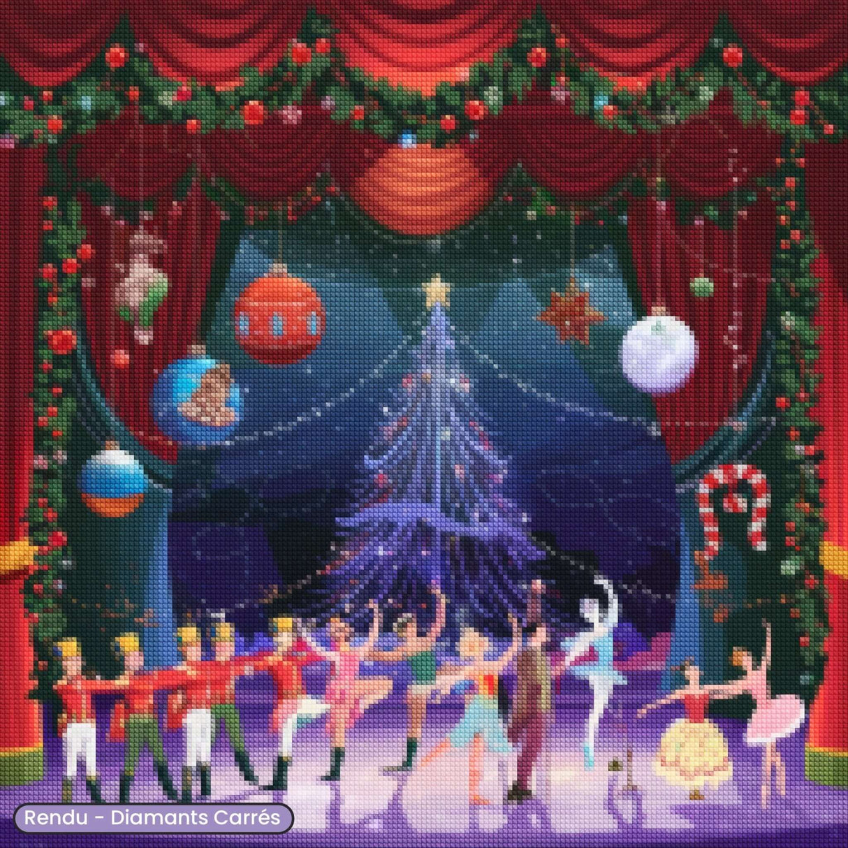 Broderie Diamant - Spectacle de Noël - Diamond Faction