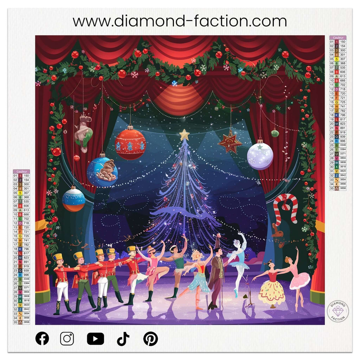 Broderie Diamant - Spectacle de Noël - Diamond Faction