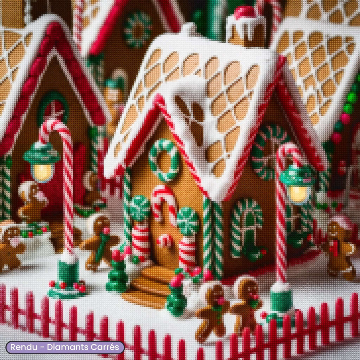 Broderie Diamant - Village Sucré - Diamond Faction