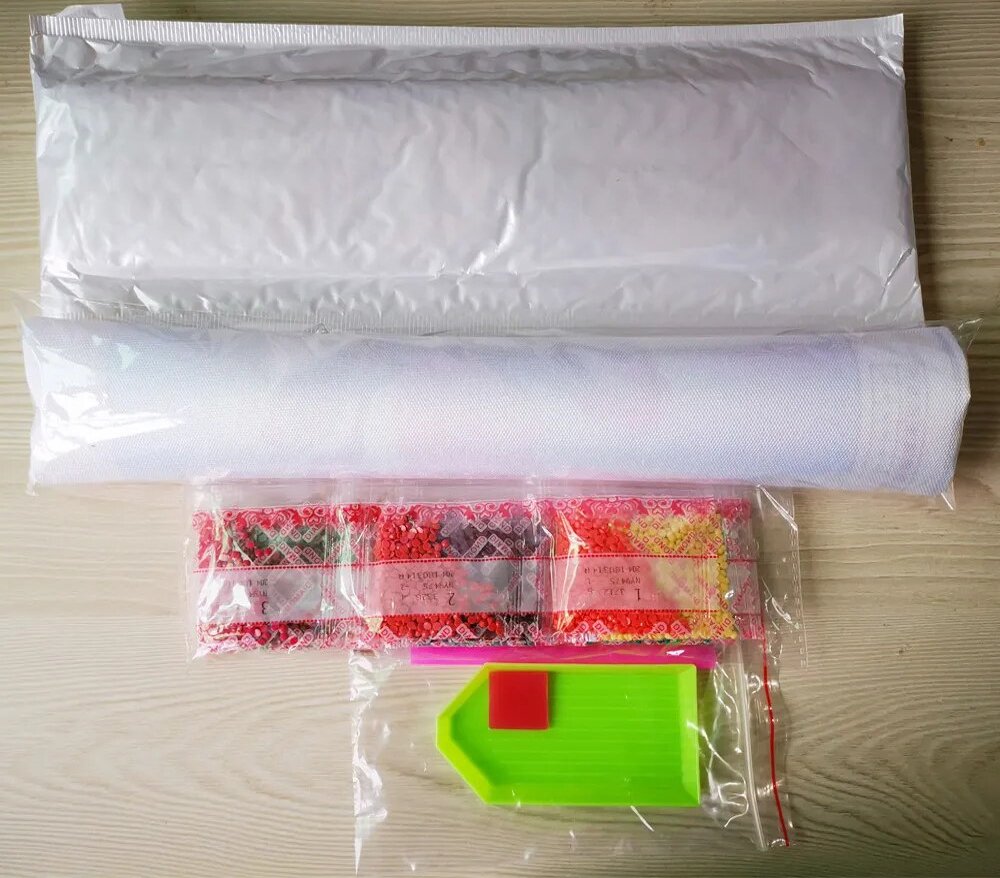 Broderie Diamant - Lune & Fleurs Roses - Diamond Faction