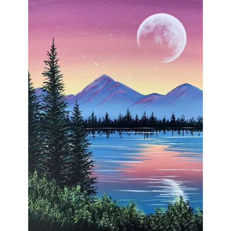 Broderie Diamant - Paysage Montagne - Diamond Faction