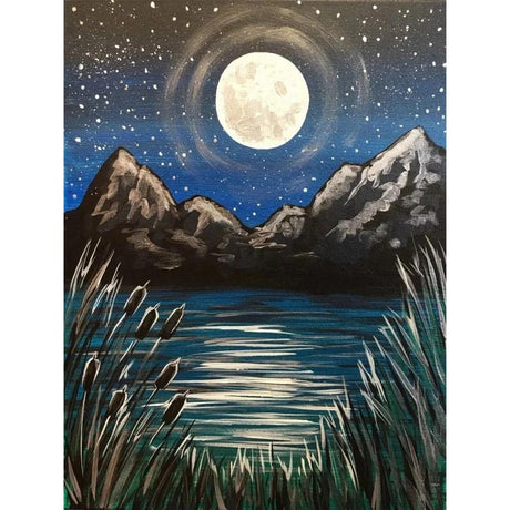 Broderie Diamant - Paysage Montagneux Lune - Diamond Faction