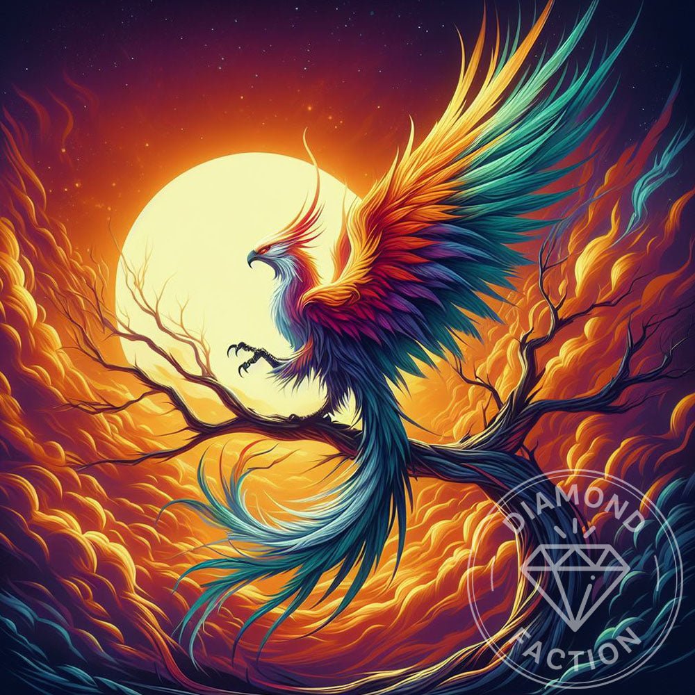 Broderie Diamant - Phénix Ardent - Diamond Faction