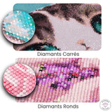 Diamond Painting diamants ronds ou carré différence