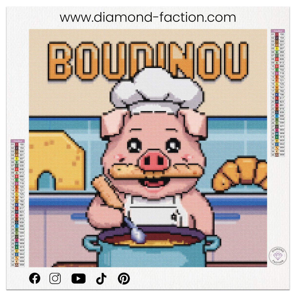 Broderie - Diamant - Boudinou - Diamond Faction