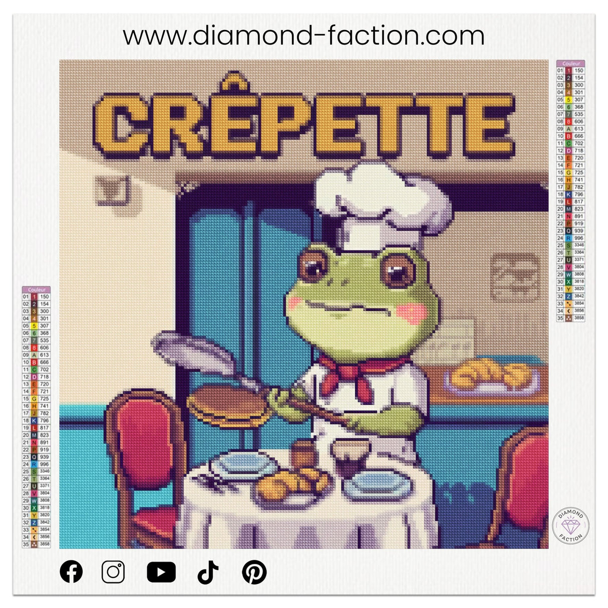 Broderie Diamant - Crêpette - Diamond Faction