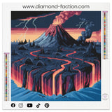 Broderie Diamant - Eruption Volcanique - Diamond Faction