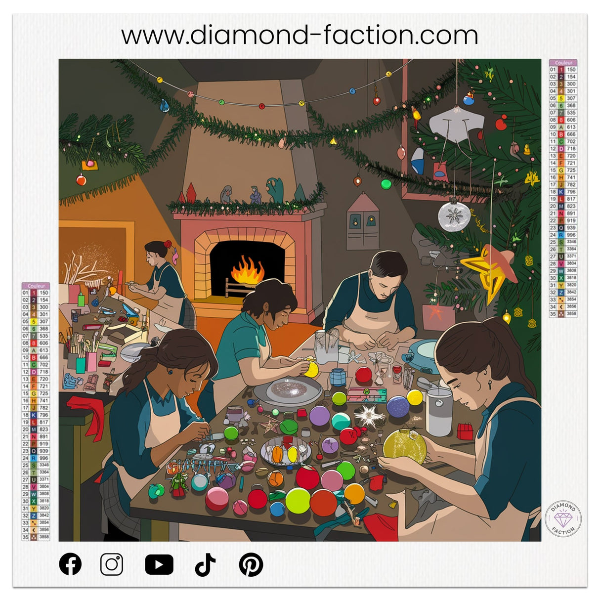 Broderie Diamant - Fabrications de Noël - Diamond Faction