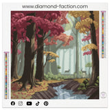 Broderie Diamant - Foret d'Automne - Diamond Faction