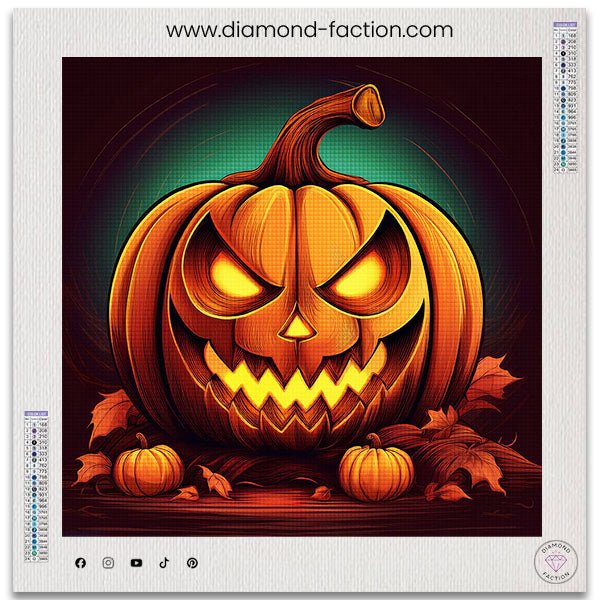 Broderie Diamant - Jack'O'Lantern - Diamond Faction