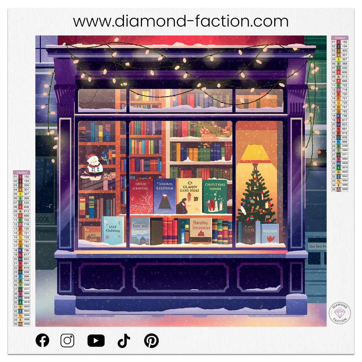 Broderie Diamant - Librairie de Noël - Diamond Faction