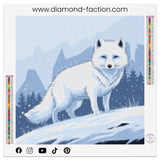 Broderie Diamant - Louve des neiges - Diamond Faction