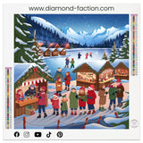 Broderie Diamant - Marché de Noël - Diamond Faction