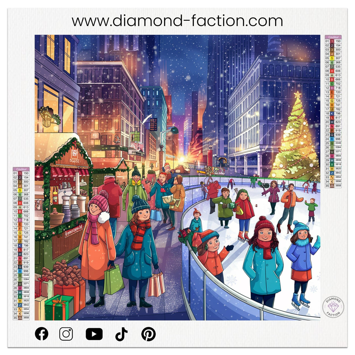 Broderie Diamant - Marché Ouvert Noël - Diamond Faction