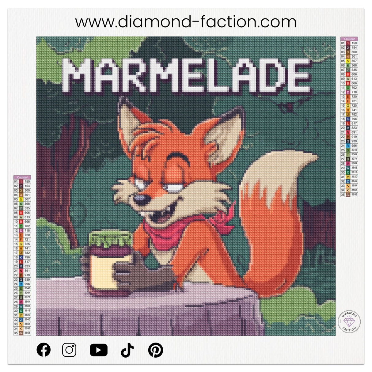 Broderie - Diamant - Marmelade - Diamond Faction