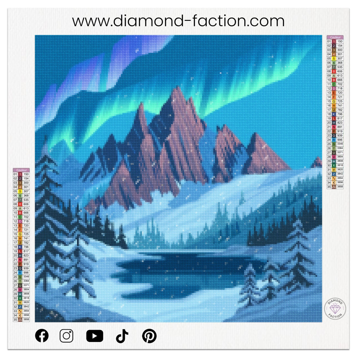 Broderie Diamant - Merveille des glaces - Diamond Faction