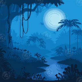 Broderie Diamant - Nuit Pixelisée - Diamond Faction