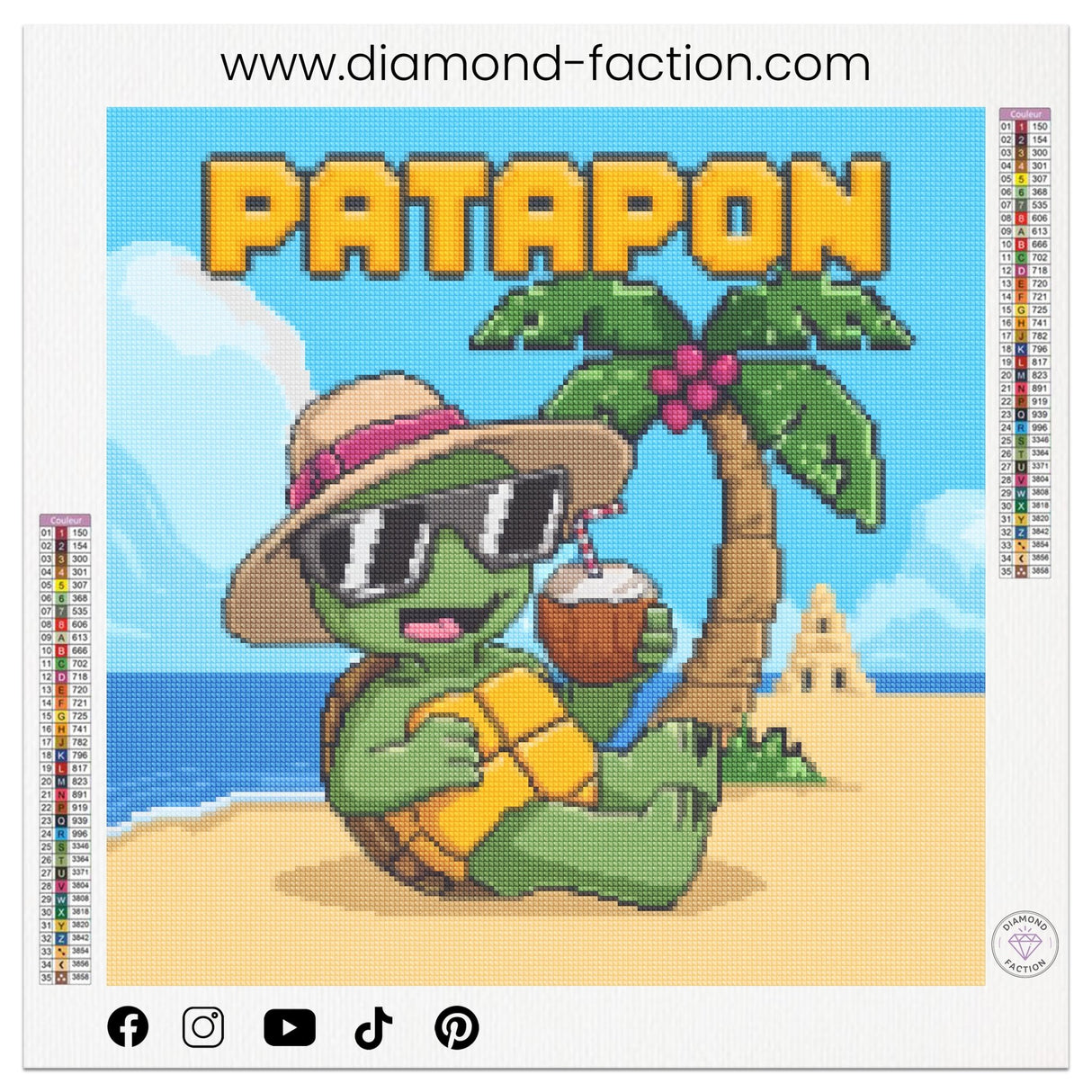 Broderie Diamant - Patapon - Diamond Faction