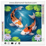 Broderie Diamant - Poissons de rivière - Diamond Faction