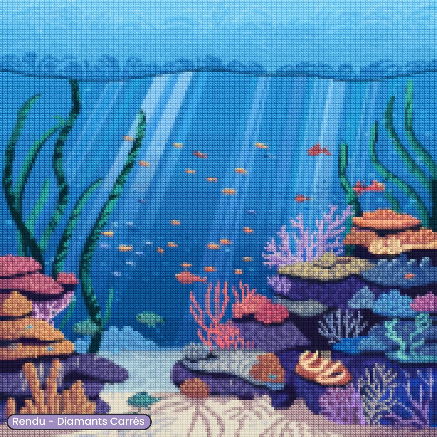 Diamond embroidery - Fish underwater | Diamond Painting