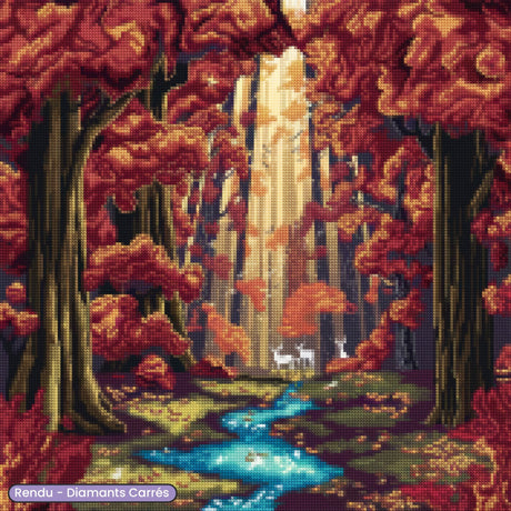 Broderie Diamant - Ruisseau d'Automne - Diamond Faction