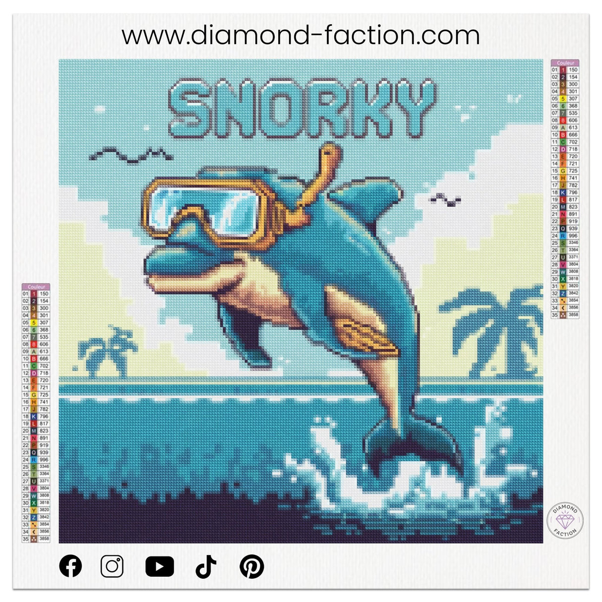 Broderie Diamant - Snorky - Diamond Faction