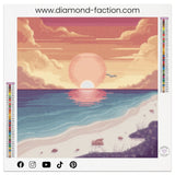 Broderie Diamant - Sunset Retro - Diamond Faction