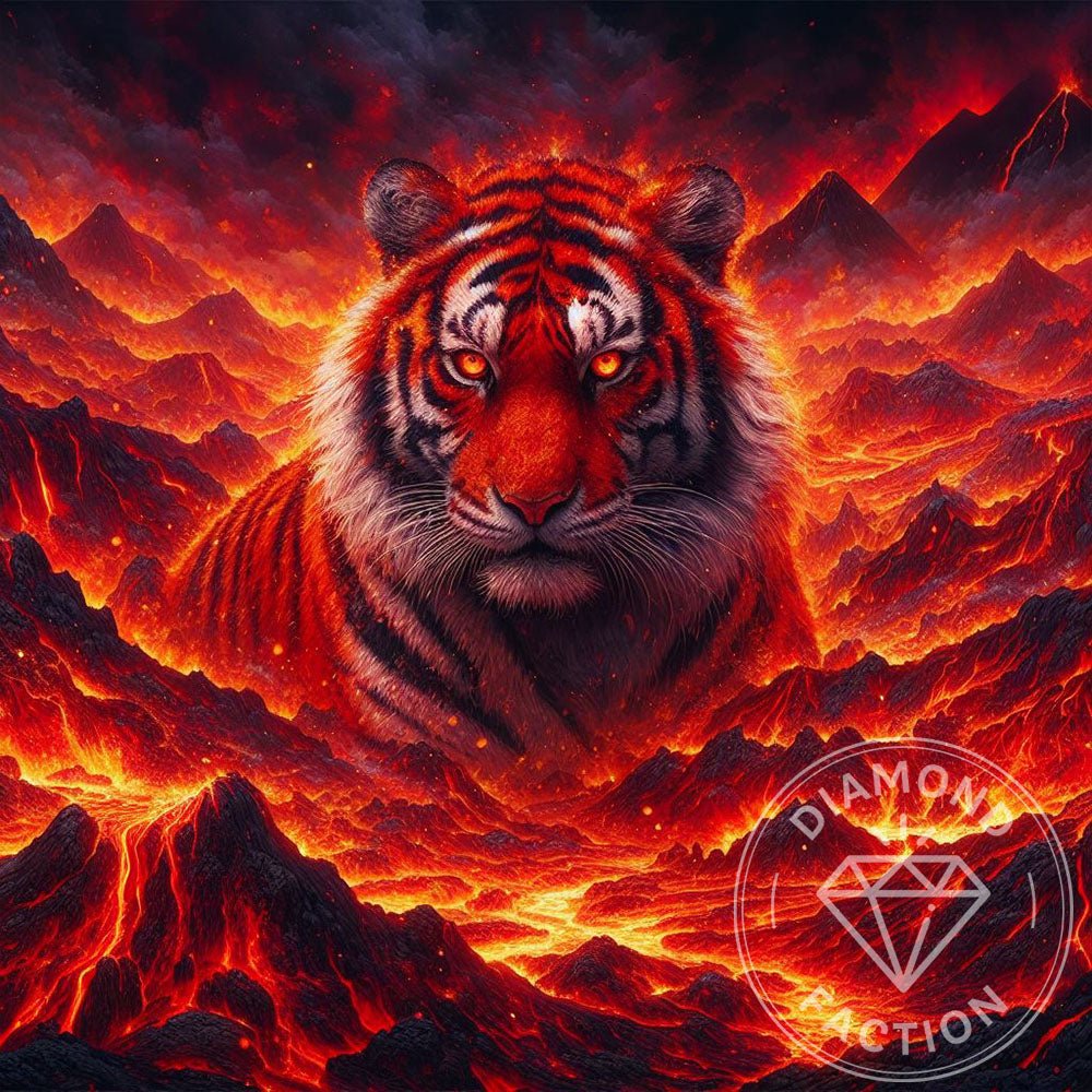 Broderie Diamant - Tigre de Feu - Diamond Faction