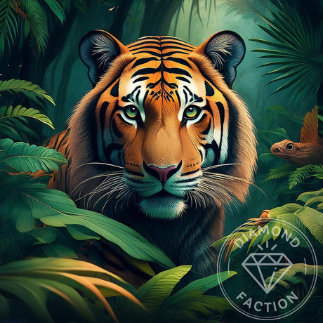 Broderie Diamant - Tigre de la Jungle - Diamond Faction