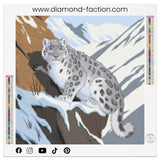 Broderie Diamant - Tigre des neiges - Diamond Faction