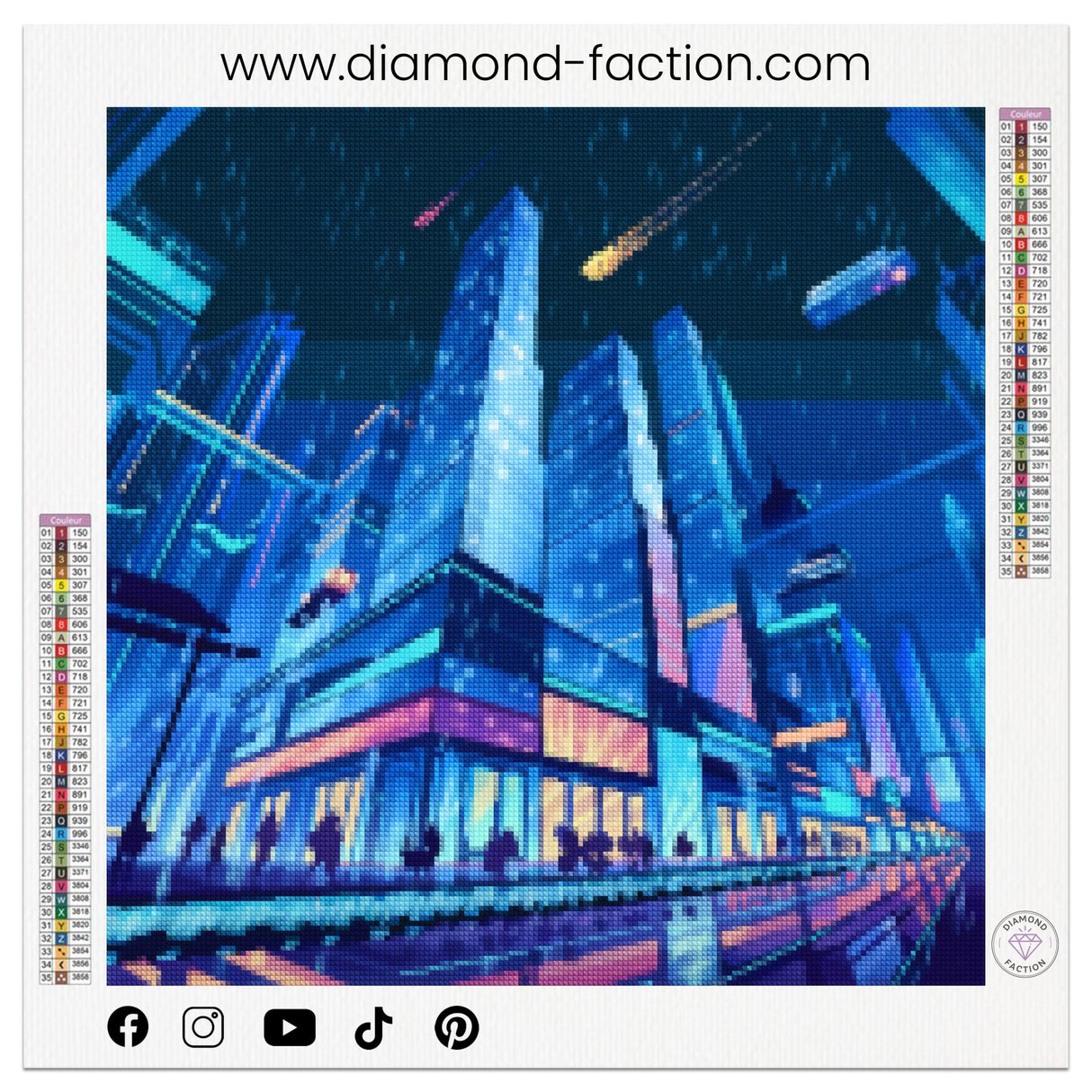 Broderie Diamant - Vie Futuriste - Diamond Faction