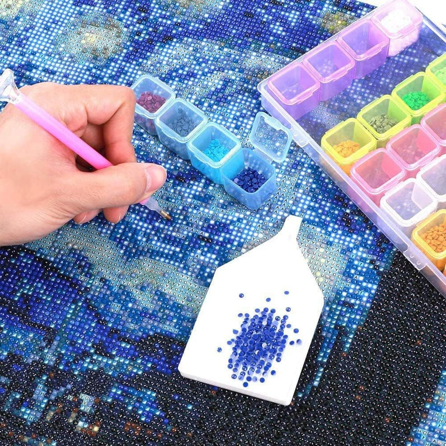 Broderie Diamant Cocktail sur la Riviera