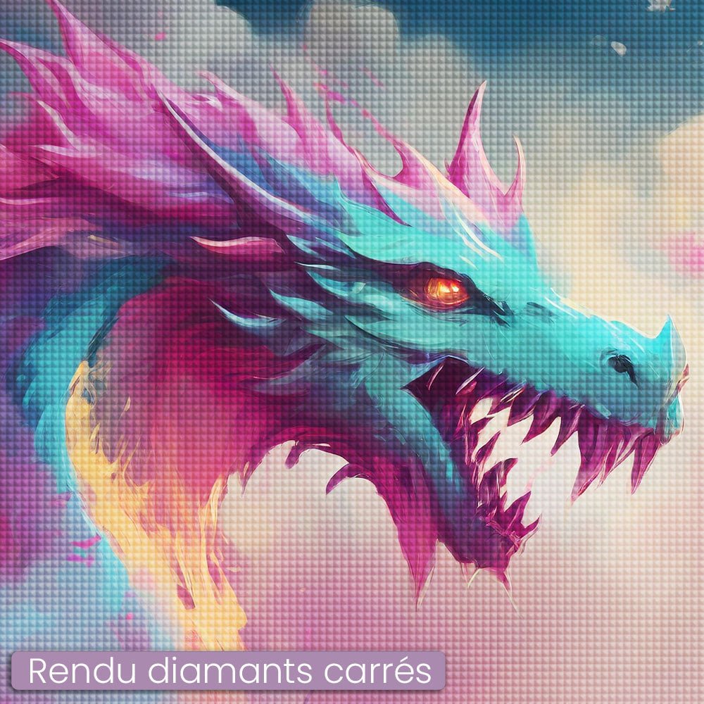 Broderie Diamant - Dragon Pastel - Diamond Faction