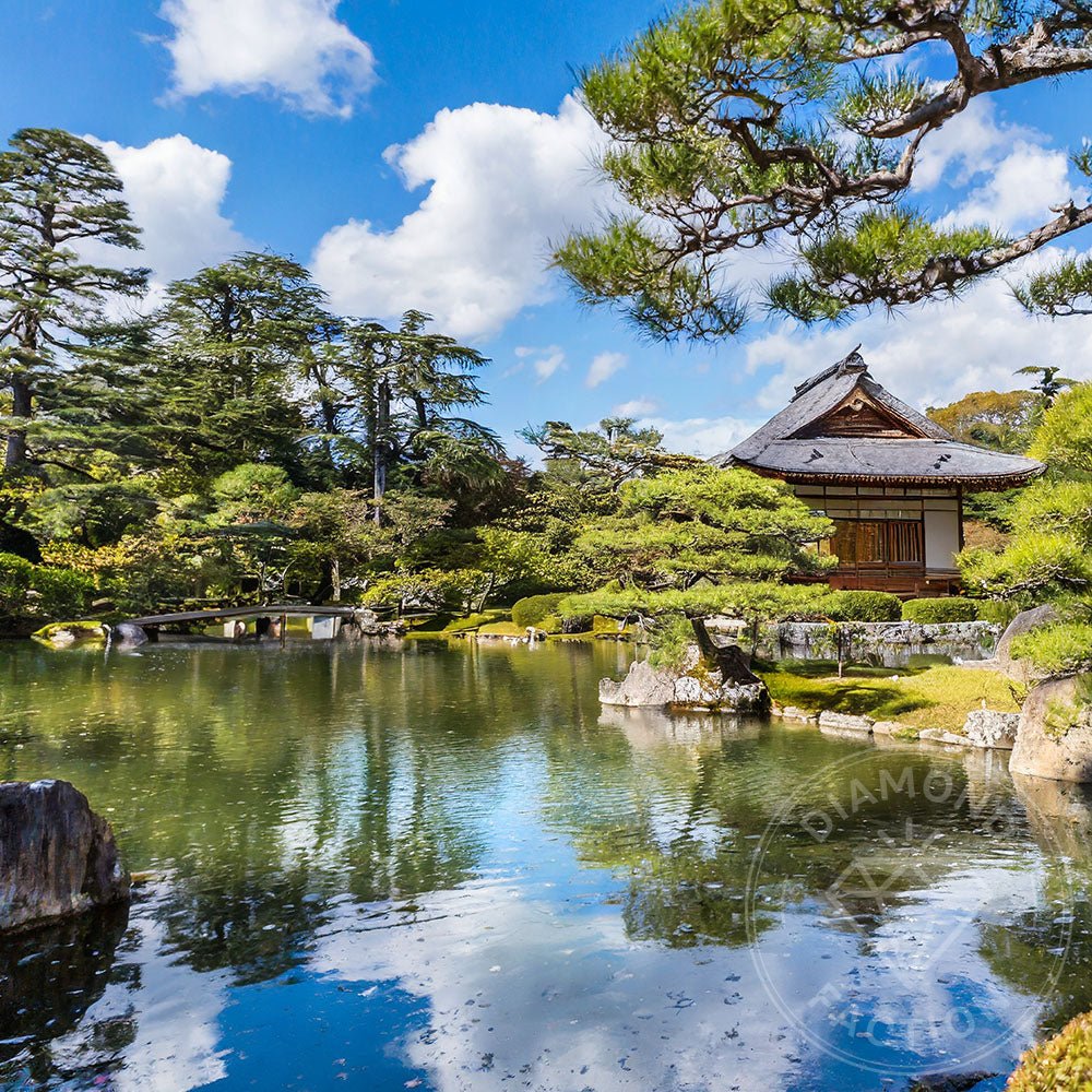 Broderie Diamant - Jardin Japonais Lac - Diamond Faction